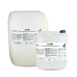 bidones de detergente ácido