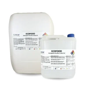 bidones de detergente alcalino industrial