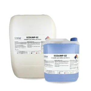 bidones de limpiador de baños