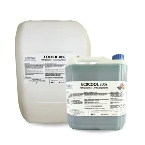 dos bidones de líquido refrigerante 30 porciento