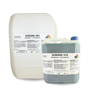 dos bidones de líquido anticongelante 50 porciento