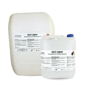 dos bidones de removedor de graffitis